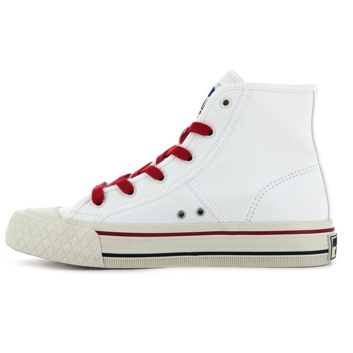 Palladium Palla Louvel High Tops Men's Sneakers White | UK M716-SXB